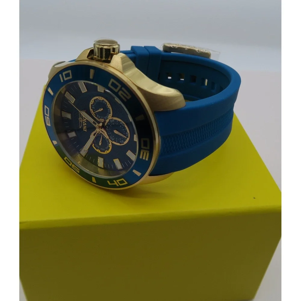 Invicta Pro Diver Impact 28002 Men's 50mm Blue Gold-Tone Quartz Watch